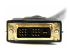 StarTech.com Câble HDMI vers DVI de 1,8 m, câble d'affichage DVI-D vers HDMI (1920 x 1200p), noir, adaptateur de câble HDMI mâle vers DVI-D mâle 19 broches, câble de moniteur numérique, M/M, lien unique - Gros plan