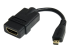 StarTech.com Câble adaptateur HDMI haute vitesse de 12cm - Angle droit