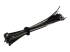 StarTech.com Attaches de Câbles Auto-Agrippantes de 15cm - Angle droit