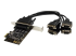 StarTech.com Carte PCI Express avec 4 Ports DB-9 RS232 - Angle droit