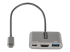 StarTech.com Adaptateur USB-C HDMI, Adaptateur Multiport USB-C vers HDMI 4K, 100W PD Passthrough, Hub USB 3.0 5Gbps (1xType-C/1xA), Mini Dock USB-C, Station d'accueil portable USB-C (CDP2HDUACP2) - Côté gauche
