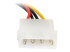 StarTech.com 6in 4 Pin LP4 to Right Angle SATA Power Cable Adapter - Gros plan