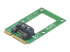 StarTech.com Adaptateur mSATA vers DD / SSD SATA 2,5" ou 3,5" - Angle gauche