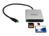 StarTech.com Lecteur et enregistreur multicartes USB 3.0 avec USB-C pour cartes mémoire SD, microSD et CompactFlash - Front