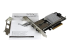 StarTech.com Carte réseau PCIe 2 ports fibre 10 GbE - Angle gauche