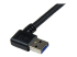 StarTech.com Câble USB 3.0 SuperSpeed A vers B coudé à angle droit de 90° 1 m - Gros plan