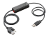 Poly APU-76 - adaptateur pour crochet commutateur électronique pour casque - Angle gauche