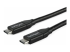 StarTech.com Câble USB-C vers USB-C avec Power Delivery 5A de 1 m - Gros plan