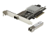 StarTech.com Carte réseau PCI Express à 1 port fibre optique 10 Gigabit Ethernet SFP+ ouvert - Angle gauche