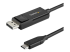 StarTech.com Câble USB C vers DisplayPort 1.2 4K 60Hz, 1m - Angle droit