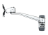 StarTech.com Support mural pour écran PC avec bras pivotant de 26 cm - Côté droit