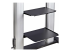 StarTech.com Rolling TV Cart/Stand On Wheels, Up to 100inch/220lb Screens chariot - Gros plan