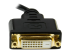 StarTech.com 8 in Mini HDMI to DVI Cable Adapter, DVI-D to HDMI (1920x1200p), 19 Pin HDMI Mini (C) Male to DVI-D Female, Digital Monitor Adapter Cable M/F, 3.9 Gbps Bandwidth, Black - Gros plan
