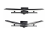 StarTech.com Crossbar Dual Monitor Desk Stand, Double 27inch Screens/VESA pied - Top