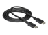 StarTech.com Câble DisplayPort 1.2 de 1m avec verrouillage - Angle gauche