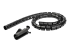 StarTech.com Gaine spirale range-câble en noir - Front
