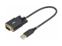 StarTech.com 1ft (30cm) USB to Serial Adapter Cable, COM Retention, RS232 - Angle droit