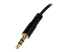 StarTech.com Câble audio stéréo Slim 3,5 mm à angle droit de 30 cm - Gros plan