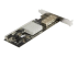 StarTech.com Dual Port 40G QSFP+ Network Card, Intel XL710 Open QSFP+ Converged Adapter, PCIe 40 Gigabit Ethernet Server NIC, 40GbE Fiber Optic LAN Card, Dell PowerEdge HPE ProLiant, 40Gb - Angle droit