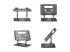 StarTech.com - support pour ordinateur portable - Multi-angles