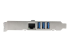 StarTech.com Carte PCI Express à 3 ports USB 3.0 et 1 port Gigabit Ethernet avec UASP - Front