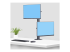StarTech.com Desk Mount For 2x Vertically Stacked Monitors, Dual 49", TAA kit de montage - Angle droit