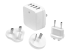 StarTech.com Chargeur mural USB à 4 ports avec Smart IC - Angle droit