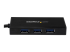 StarTech.com Hub USB 3.0 portable à 3 ports avec câble intégré - Front