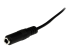 StarTech.com Câble Jack 3,5mm Mâle / Femelle - Angle droit