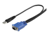 StarTech.com Câble pour Switch KVM VGA avec USB 2 en 1 - Angle droit