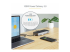 StarTech.com Station d'Accueil Triple Moniteur USB-C, 4K, 5xUSB, 100W PD - Angle gauche