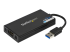 StarTech.com Adaptateur USB 3.0 vers HDMI, 4K 30Hz Ultra HD, certifié DisplayLink, convertisseur d'adaptateur d'affichage USB Type-A vers HDMI pour moniteur, vidéo externe et carte graphique, Mac et Windows - Angle gauche