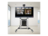 StarTech.com Rolling TV Cart/Stand On Wheels, Up to 100inch/220lb Screens chariot - Front