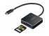 StarTech.com USB-C SD Express Card Reader, USB 10Gbps, Portable Memory Card Reader, USB Type-C to Secure Digital 7.1 Adapter, Works with Any Operating System - Angle droit