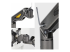 StarTech.com Desk Mount Monitor Arm, Up To 32" Display, C-Clamp, TAA kit de montage - Multi-angles