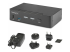 StarTech.com Switch KVM DisplayPort 2 Ports, 8K 60Hz, DP 1.4, 6 Ports USB - Angle droit