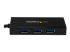 StarTech.com Hub USB 3.0 portable à 3 ports avec câble intégré - Gros plan