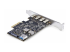 StarTech.com Carte PCIe USB à 5 Ports, USB 3.2 10Gbps, 4x USB-C/1x USB-A - Retour