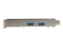 StarTech.com Carte PCIe 2 Ports USB - Côté gauche