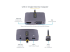 StarTech.com Adaptateur USB C vers HDMI VGA, 4K60Hz, 3.5mm Audio, 100W PD - Multi-angles