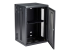 StarTech.com Armoire Réseau Murale à 4 Montants 18U avec Étagère 1U, Armoire Serveur Murale 19" à Charnières pour Équipement IT/AV/Électronique/Ordinateur, Armoire Rack Ventilée Flexible - Angle gauche