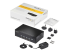 StarTech.com Switch KVM double affichage HDMI 4K 30 Hz à 4 ports avec hub USB intégré - Angle droit