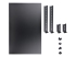 StarTech.com Etagere a profondeur reglable 1U montable en rack - Front