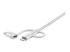 StarTech.com Câble USB multi connecteur de 1 m - Gros plan