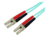 StarTech.com Câble Fibre Optique Multimode de 2m LC/UPC vers LC/UPC OM3 - Angle droit
