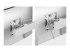 StarTech.com Six-Monitor Desk Mount w/ Crossbar, Up To 32" Screens/17.6lb kit de montage - Gros plan