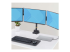 StarTech.com Triple Monitor Desk Mount For Up To Three 27in Screens, VESA 75x75/100x100, Tool-Less Arm Adjustments, C-Clamp/Grommet Mount, Spring-Assisted Arms kit de montage - Angle droit