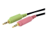 StarTech.com Câble de commutateur KVM DVI-D Dual Link USB 4 en 1 de 3m avec audio et microphone - Gros plan