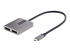 StarTech.com Hub USB-C MST à 2 Ports - Angle gauche