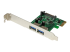 StarTech.com Carte Contrôleur PCI Express (PCIe) vers 2 ports USB 3.0 avec UASP - Angle gauche
